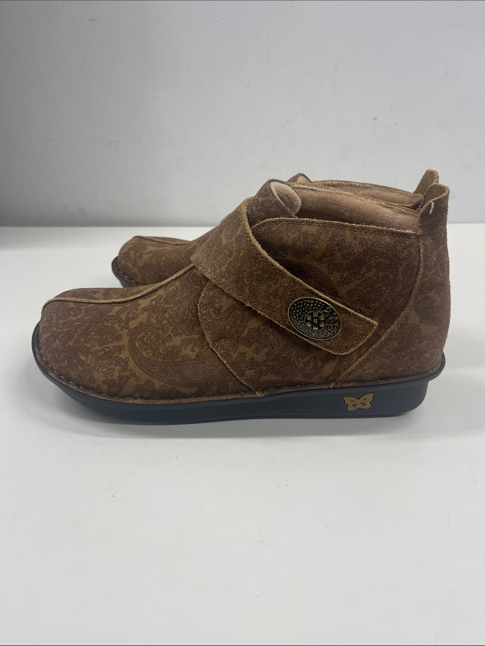 New Alegria Caiti Brown Ankle Boots Booties Size 42 (US 11.5-12) - Picture 4 of 9